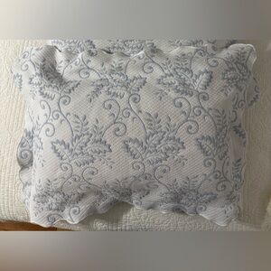 Floral Embroidered Pillow Shams